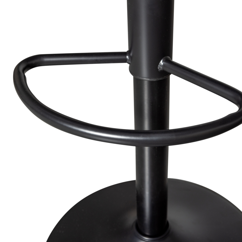 WOOOD-collectie Isaac Barkruk Metaal Zwart