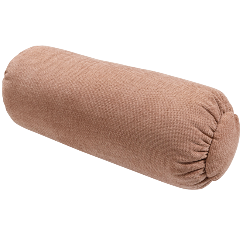 WOOOD-collectie Baggy Rolkussen 50Xo23Cm Geweven Chenille Oudroze