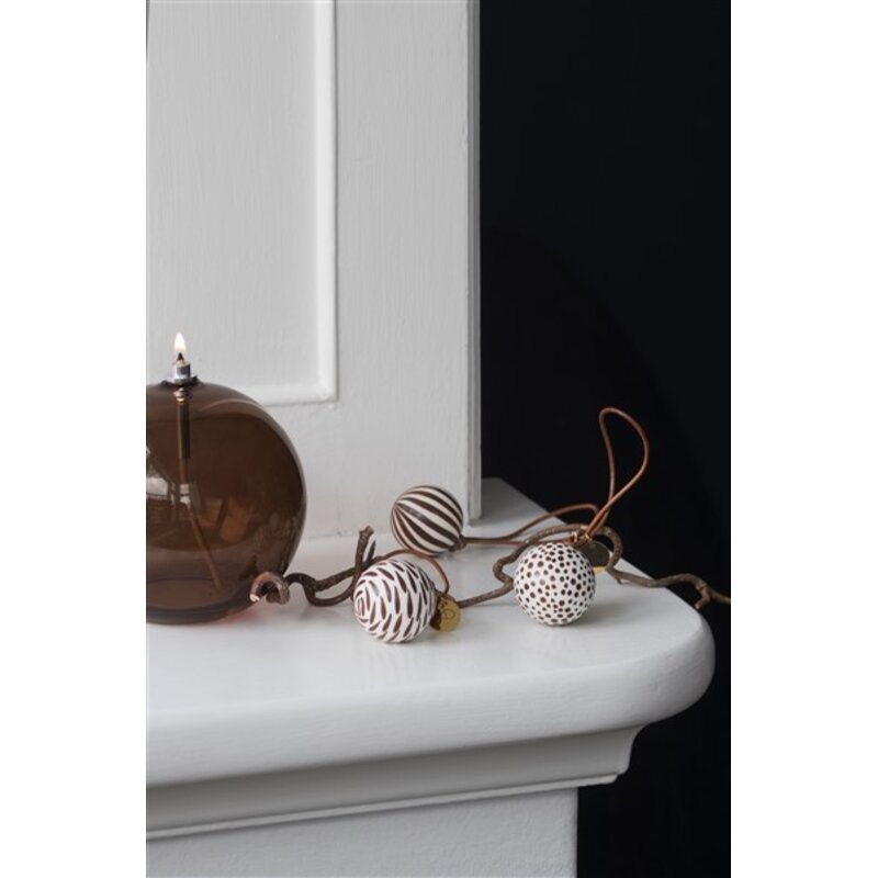 Mette Ditmer-collectie Aura Olielamp, Groot Bruin