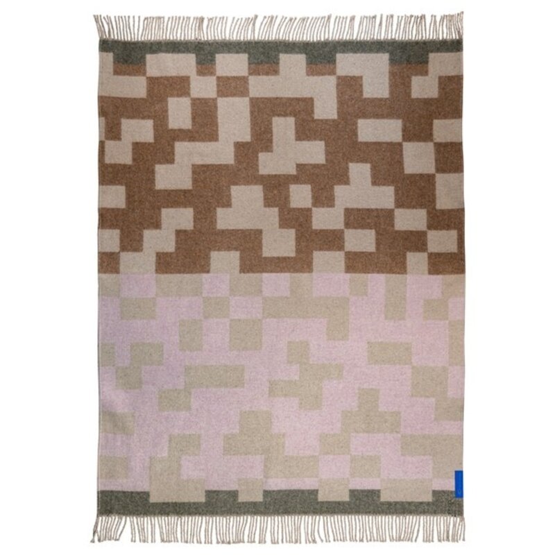 Mette Ditmer-collectie MAZE throw Powder rose