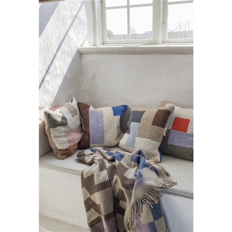 Mette Ditmer-collectie MAZE throw Chocolate