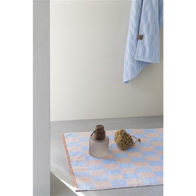 Mette Ditmer-collectie Retro Badmat Lichtblauw