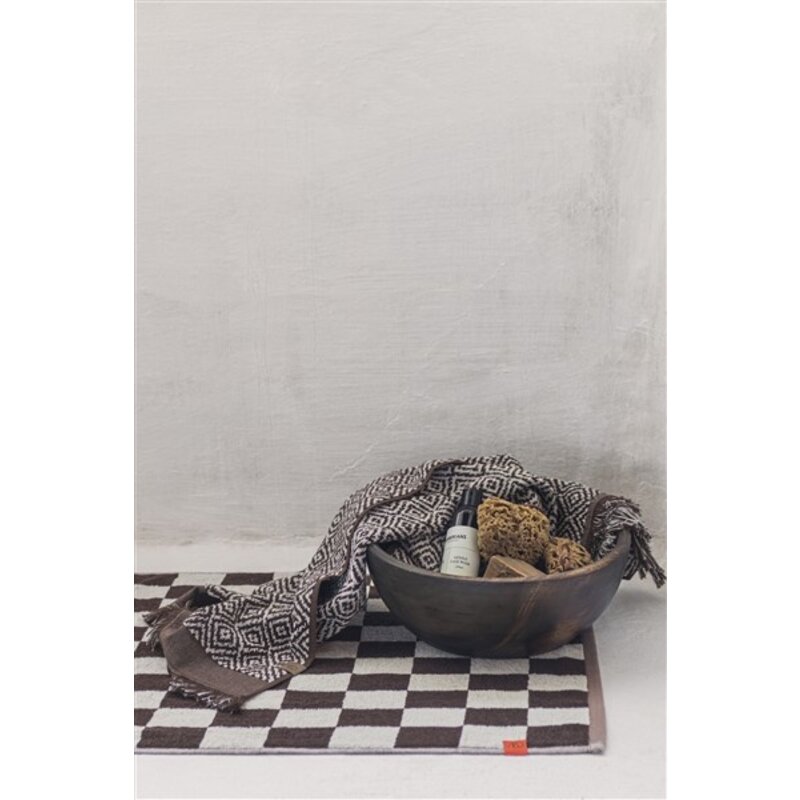 Mette Ditmer-collectie RETRO bath mat Chocolate