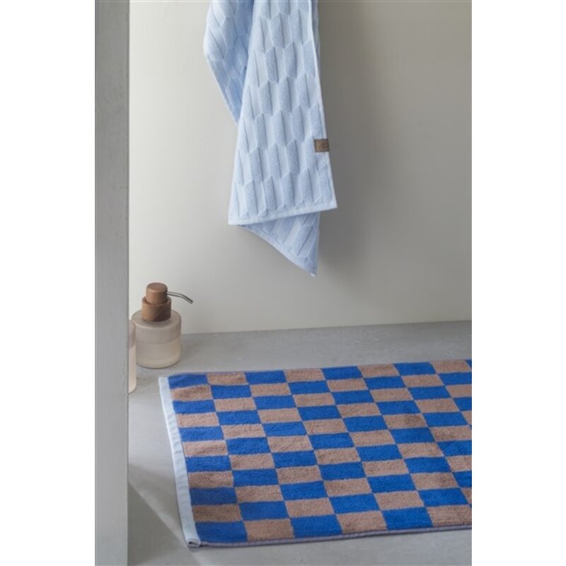 Mette Ditmer-collectie Retro Badmat Kobalt