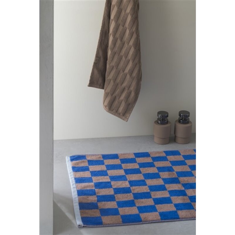 Mette Ditmer-collectie Retro Badmat Kobalt