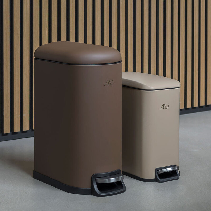 Mette Ditmer-collectie WALTHER pedal bin Brown
