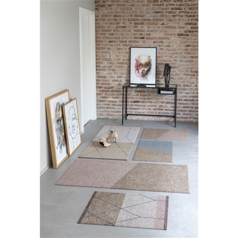 Mette Ditmer-collectie Duet Allround deurmat, Klein Leisteenblauw