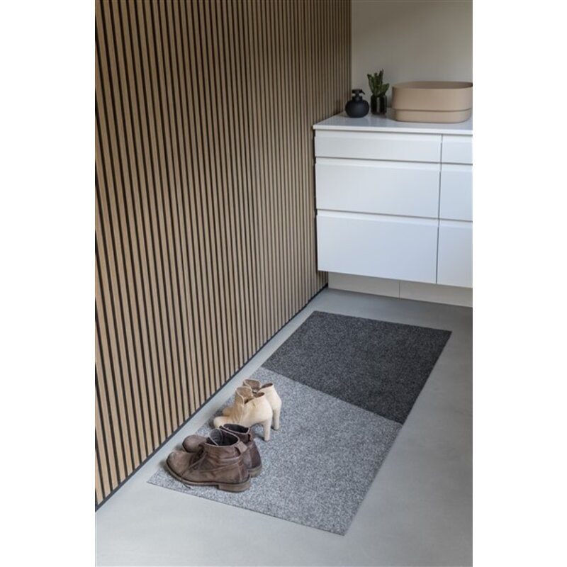 Mette Ditmer-collectie DUET all-round mat, large Dark grey