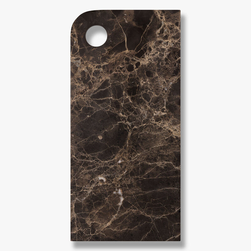 Mette Ditmer-collectie MARBLE serving board, large Brown