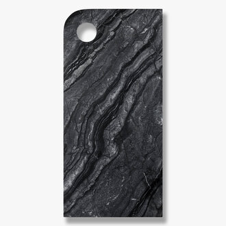 Mette Ditmer Serveerplank Marble, Groot Zwart/Grijs