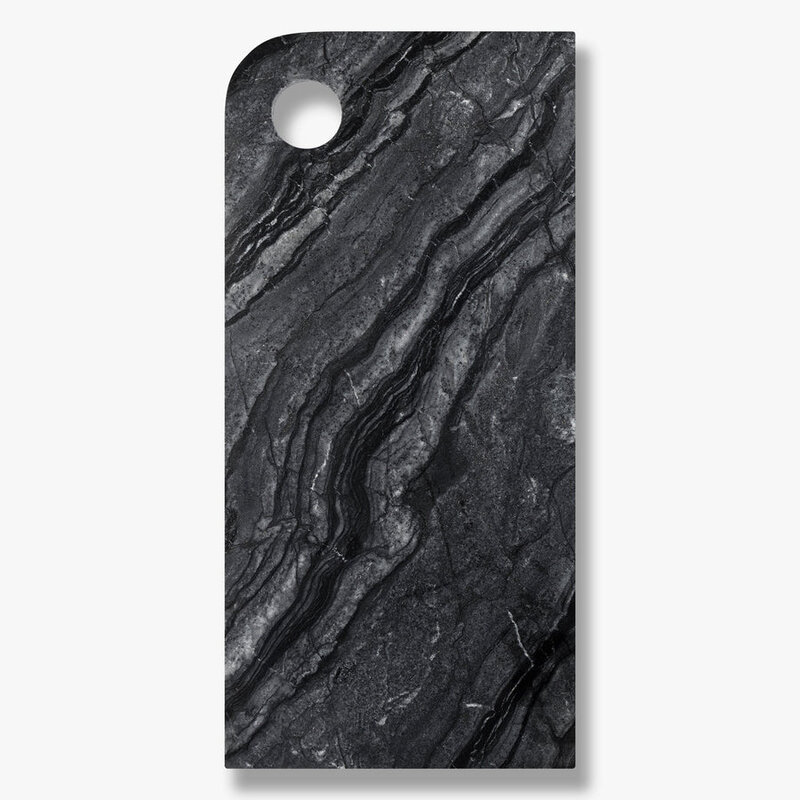 Mette Ditmer-collectie Serveerplank Marble, Groot Zwart/Grijs