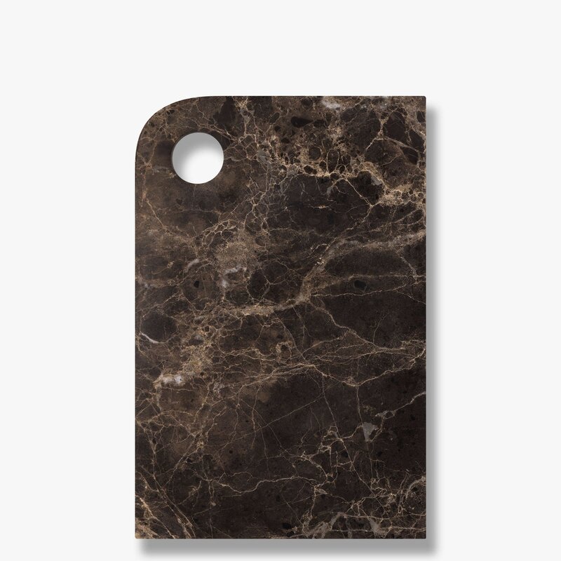 Mette Ditmer-collectie Serveerplank Marble, Medium Bruin