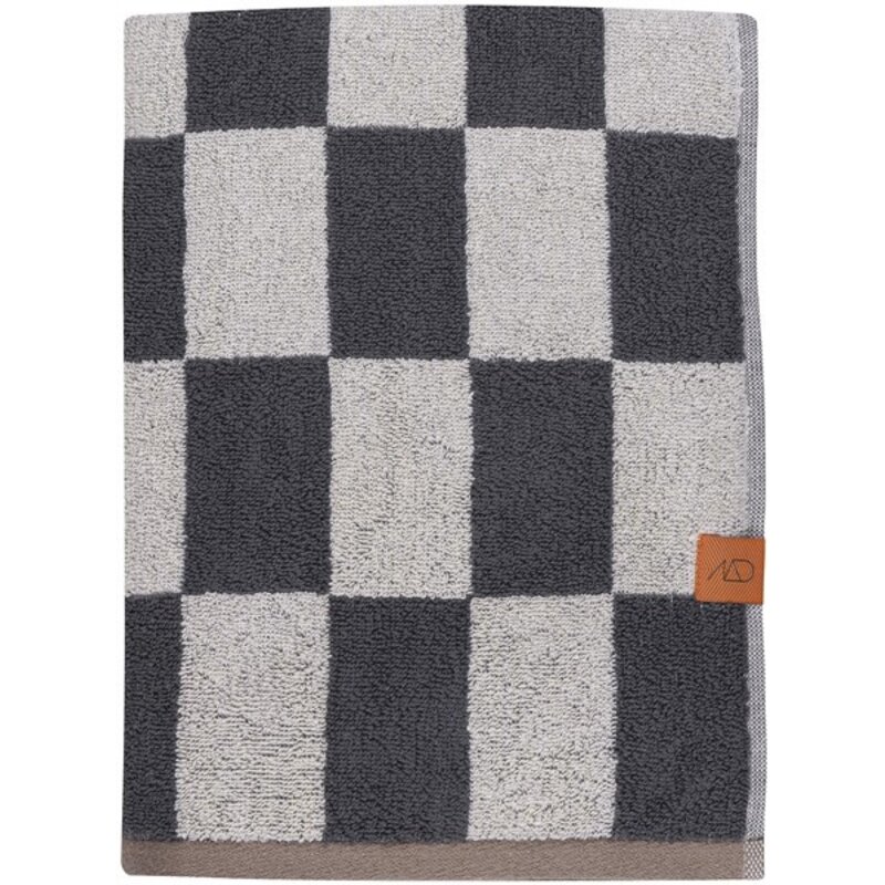 Mette Ditmer-collectie RETRO bath towel Dark grey