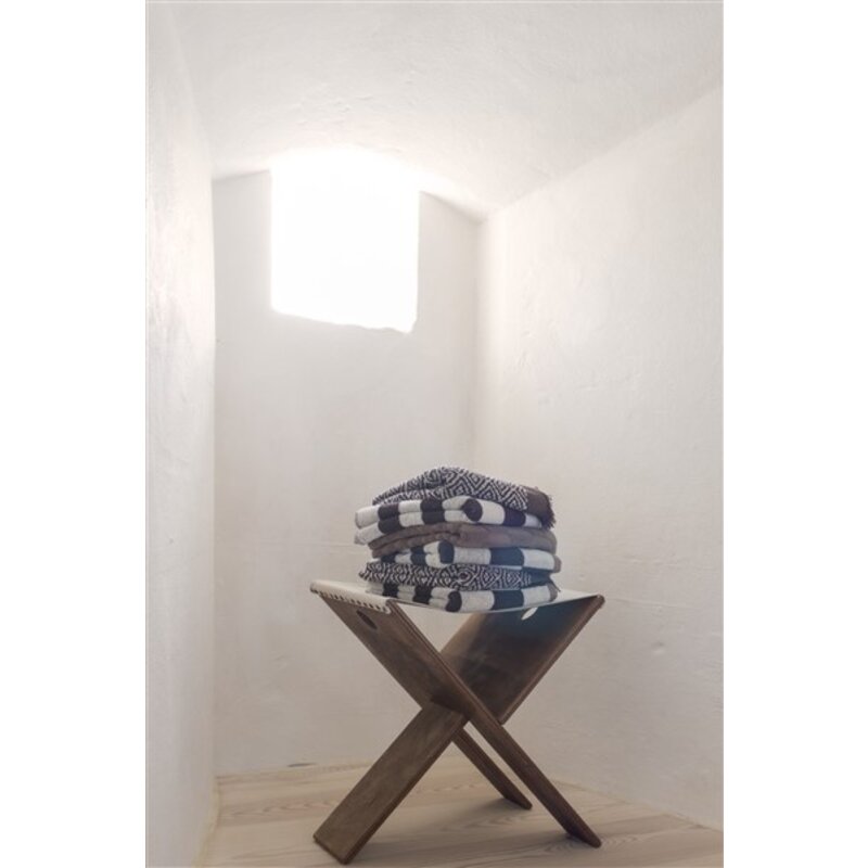 Mette Ditmer-collectie RETRO bath towel Chocolate