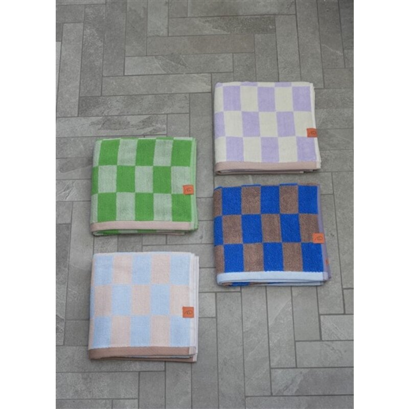 Mette Ditmer-collectie RETRO bath towel Light blue