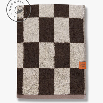 Mette Ditmer RETRO bath towel Chocolate