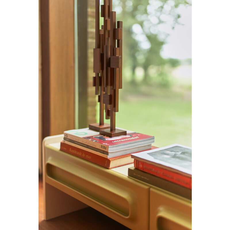 HKLIVING-collectie Skyline sculpture espresso, S
