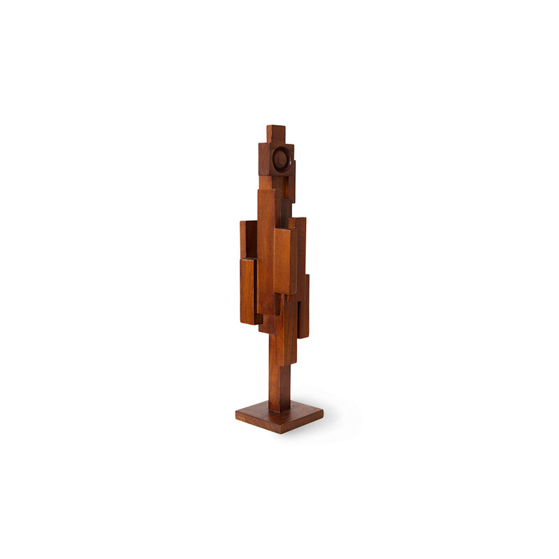 HKLIVING-collectie Skyline sculpture espresso, S