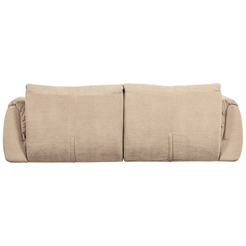 WOOOD-collectie Baggy 2-Zits Bank Geweven Chenille Zand