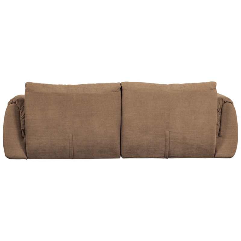 WOOOD-collectie Baggy 2-Zits Bank Geweven Chenille Bruin