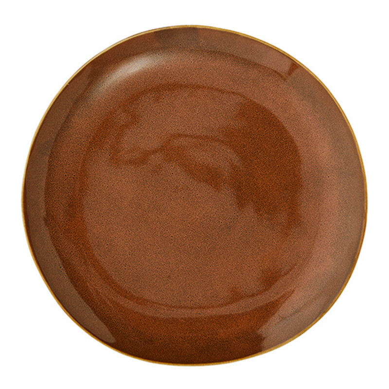 Madam Stoltz-collectie Eetbord van Aardewerk Bruin