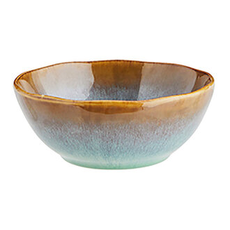 Madam Stoltz Stoneware bowl Green