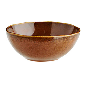 Madam Stoltz Stoneware bowl Cinnamon