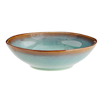 Madam Stoltz Stoneware bowl Green