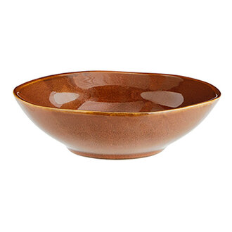 Madam Stoltz Stoneware bowl Cinnamon