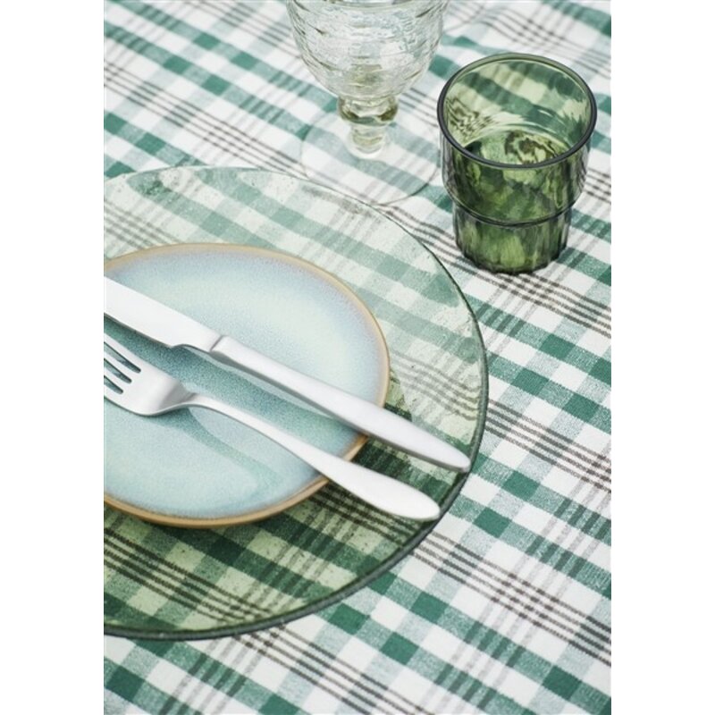 Madam Stoltz-collectie #REF! Stoneware cake plate Green
