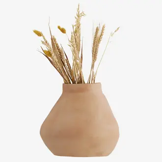 Madam Stoltz Wall-mounted terracotta vase Natural