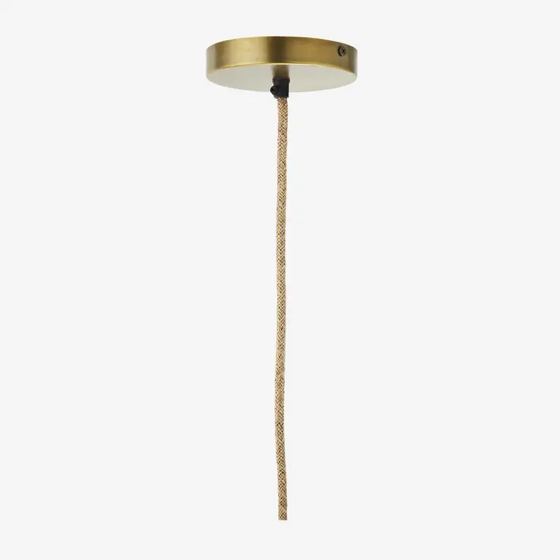 Madam Stoltz-collectie #REF! Cotton rope ceiling lamp Off white, natural