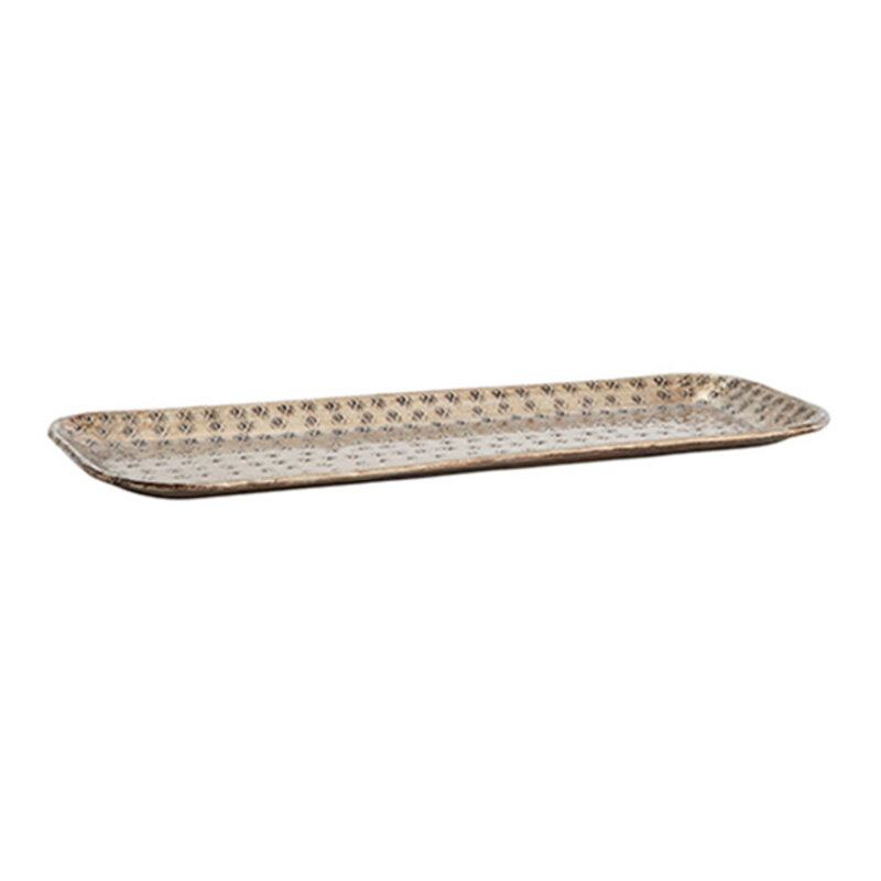 Madam Stoltz-collectie #REF! Hammered aluminium tray Ant.brass