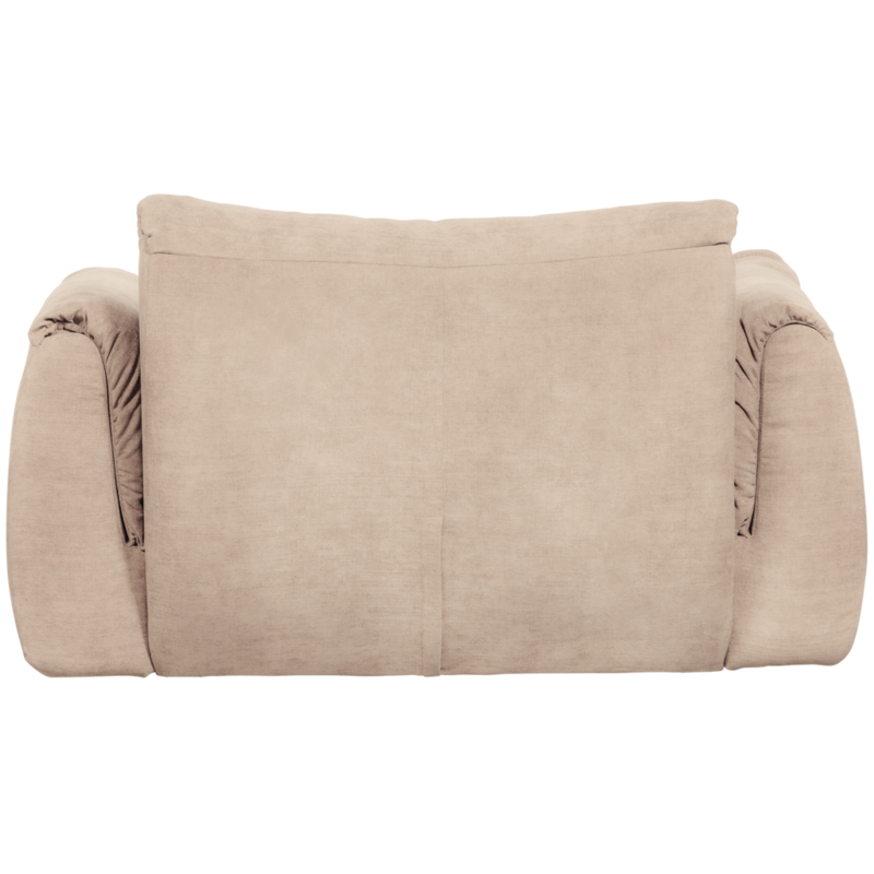 WOOOD-collectie Baggy Loveseat Geweven Chenille Zand