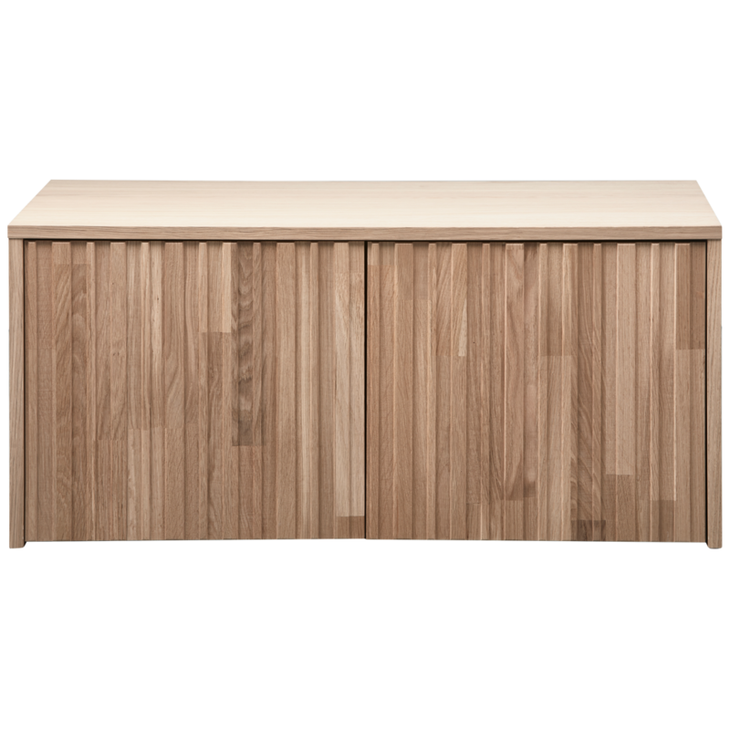 WOOOD-collectie New Gravure Kistbank Eiken Blanke Lak [Fsc]