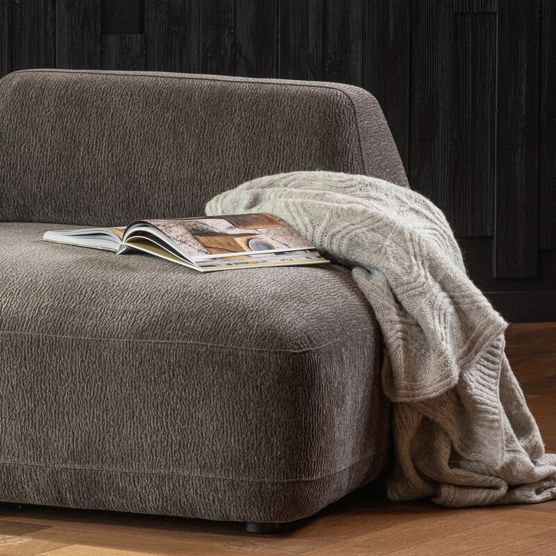 WOOOD-collectie STERCK FAUTEUIL MET VERPLAATSBARE RUGLEUNING CHARCOAL