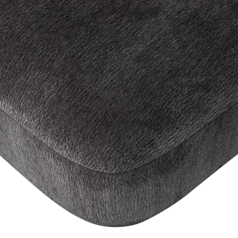 WOOOD-collectie STERCK FAUTEUIL MET VERPLAATSBARE RUGLEUNING CHARCOAL