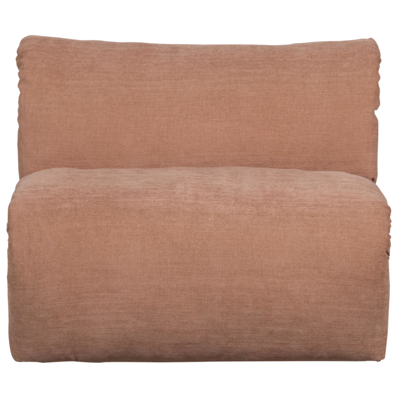 WOOOD-collectie Baggy 1-Zits Geweven Chenille Oudroze