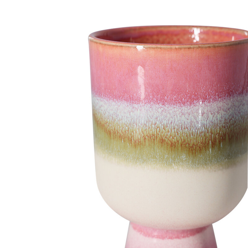 HKLIVING-collectie Retro bloempot rosefield