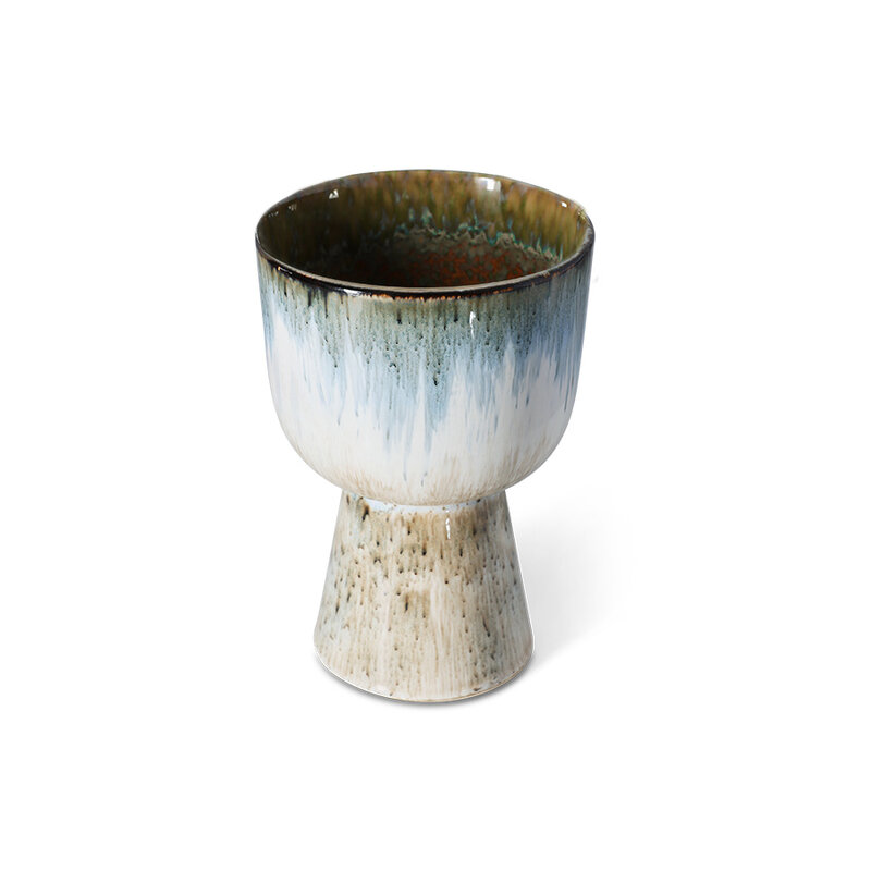 HKLIVING-collectie Retro bloempot glacier