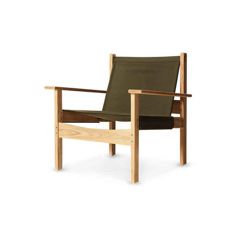 HKLIVING-collectie Explorer stoel army green