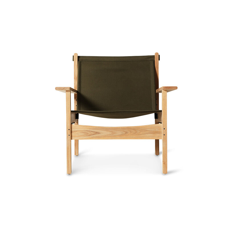 HKLIVING-collectie Explorer stoel army green