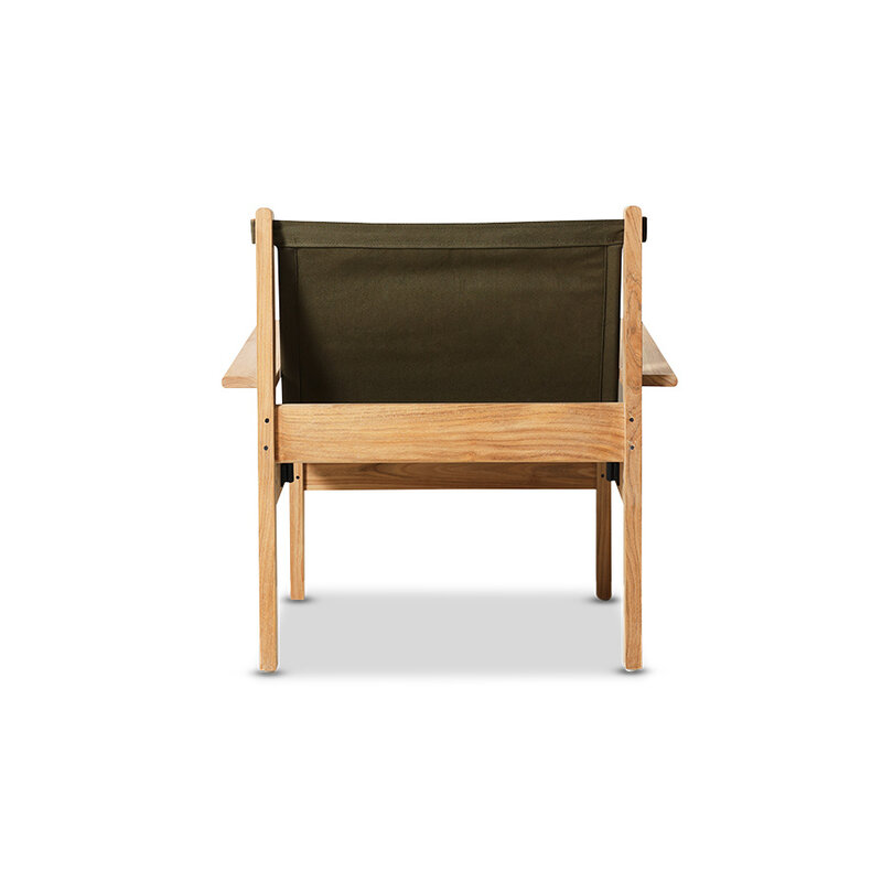 HKLIVING-collectie Explorer stoel army green