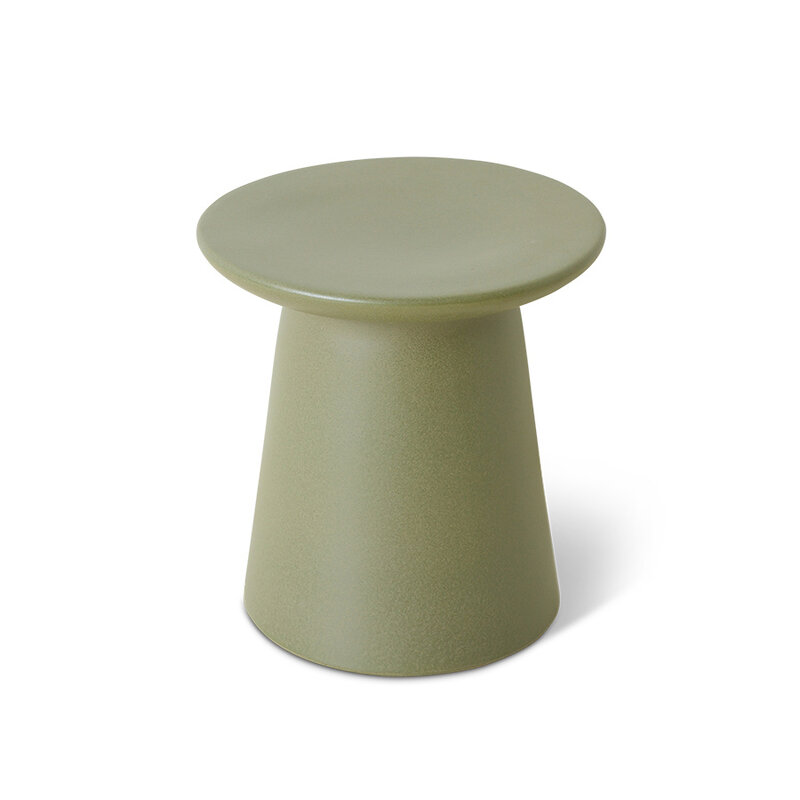 HKLIVING-collectie Aardewerk sidetable M army