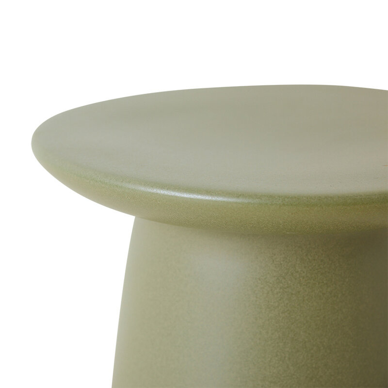 HKLIVING-collectie Earthenware side table M army