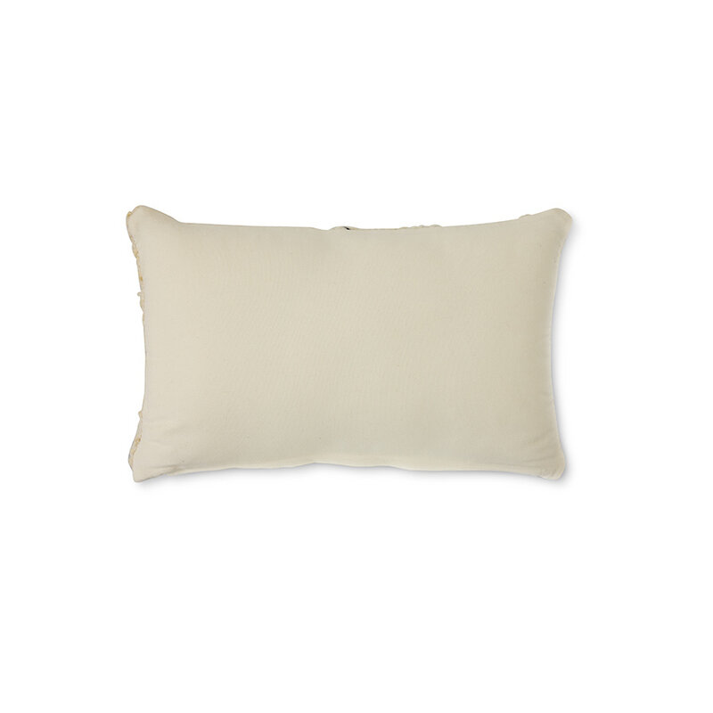 HKLIVING-collectie Natural wool striped kussen (50x30cm)