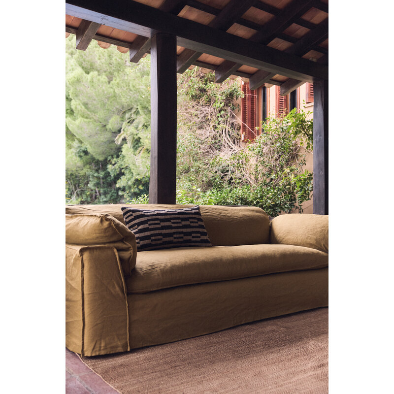 HKLIVING-collectie Natural monochroom kussen (70x40cm)
