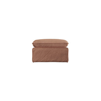 HKLIVING Nomad bank: hocker, linnen, dusty rose