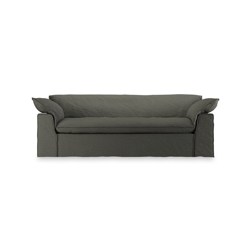 HKLIVING-collectie Nomad couch: 244cm, wander, army green