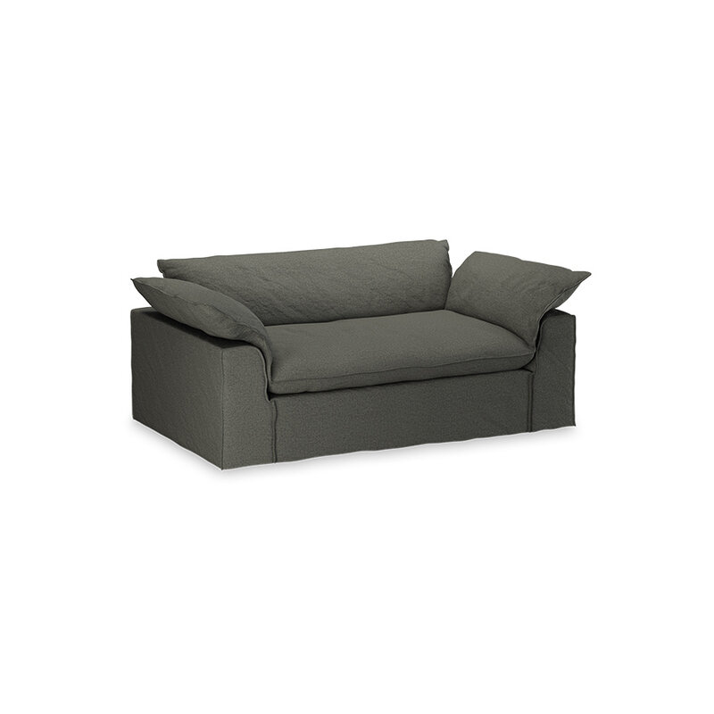 HKLIVING-collectie Nomad bank: 204cm, wander, army green
